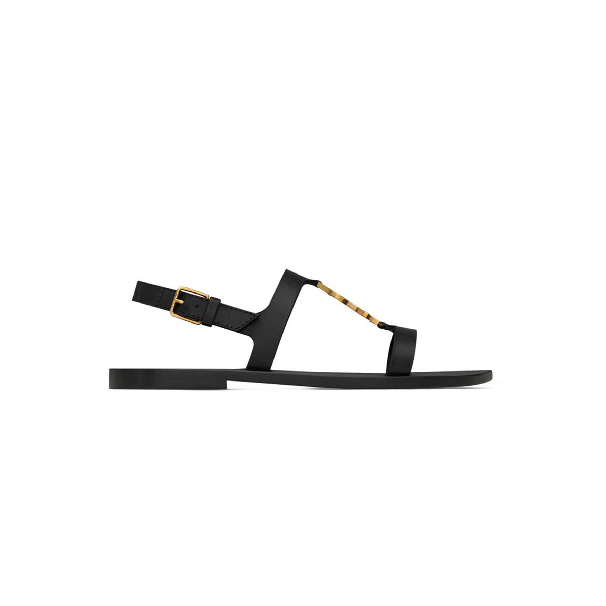 YSL CASSANDRA SANDALS IN SMOOTH LEATHER 818294DWEDD1000 YSL CASSANDRA SANDALS IN SMOOTH LEATHER 818294DWEDD1000